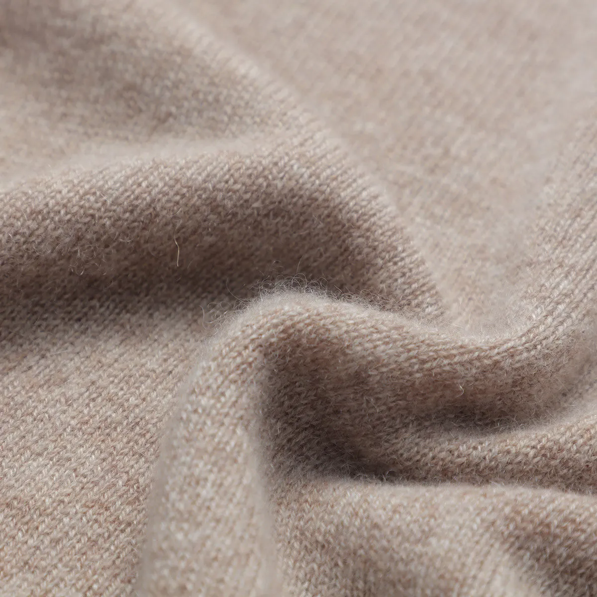 100% Cashmere Sweater with Built-in Collar