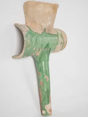 19th Century French Terracotta Gutter Spout from Saint-Jean-de-Fos