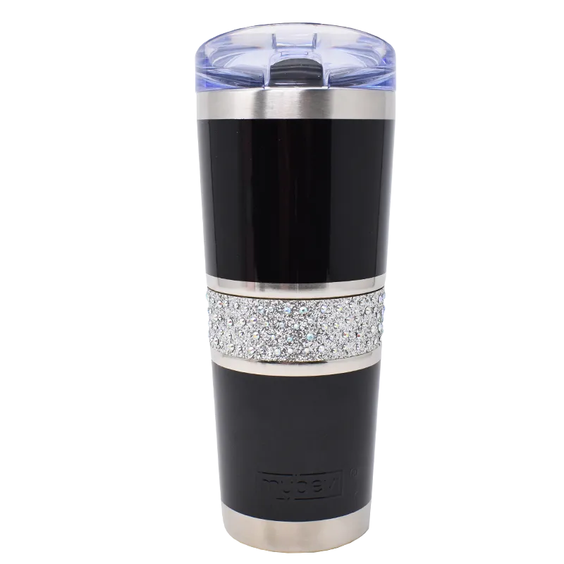 20 oz Hollywood Tumbler with Carry Ring Lid | Premium Insulated Bling Rhinestones Tumbler