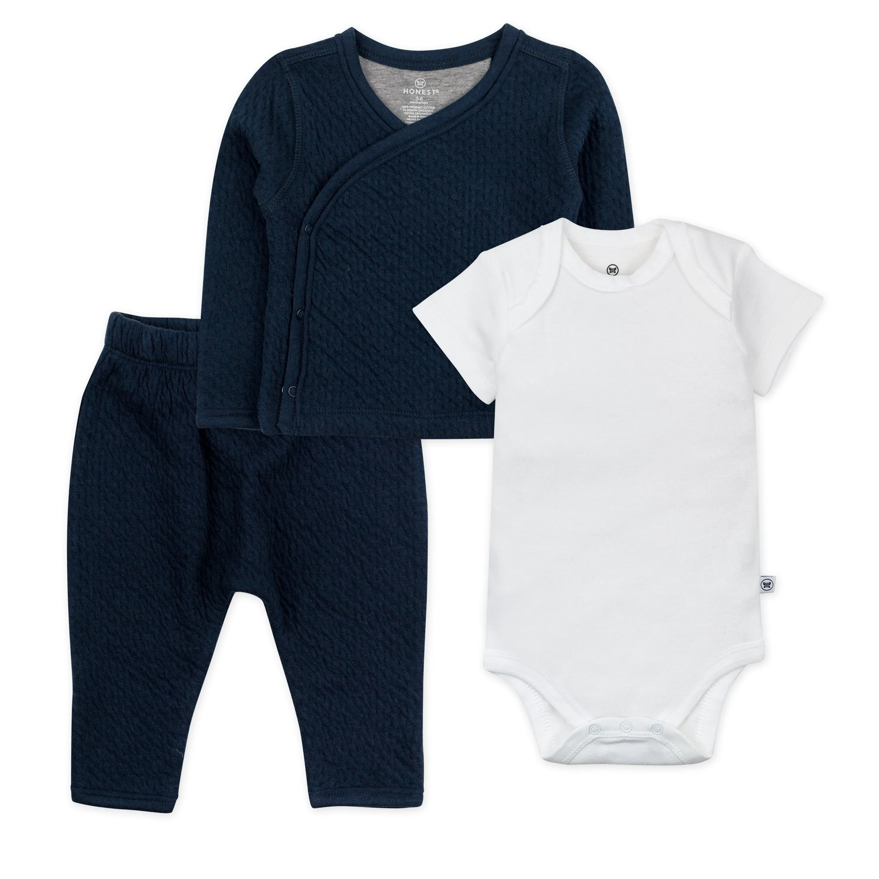 3-Piece TAKE ME HOME Organic Cotton Gift Set