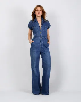 70s Denim Bellbottom Jumpsuit