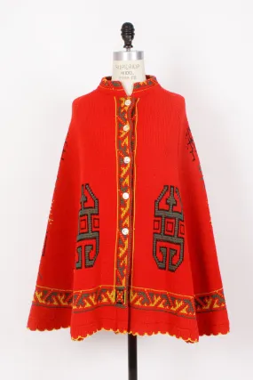 70s Pagoda Poncho