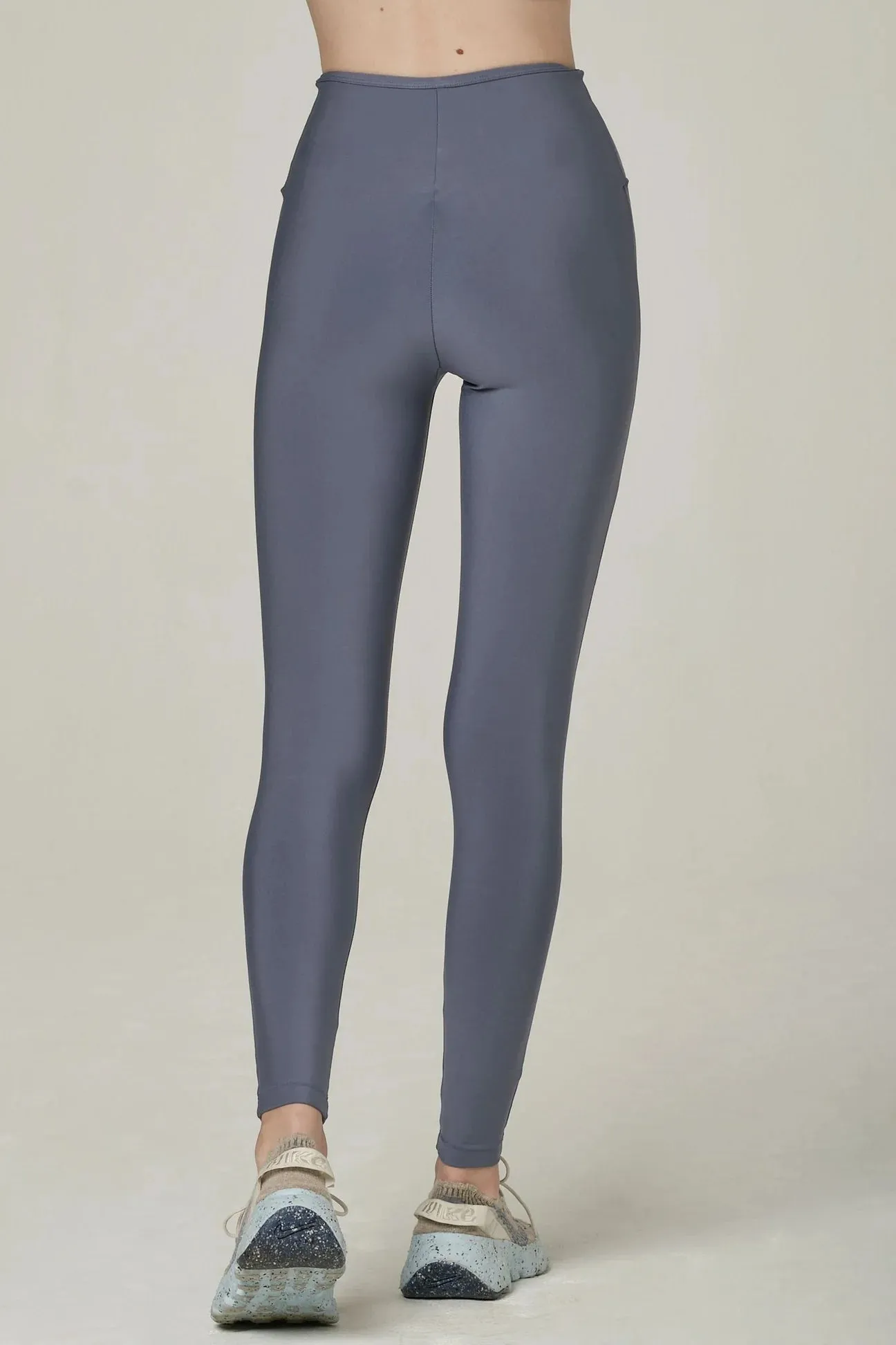 925 Fit Women's Case Closed High Rise Zippered Leggings - Blu-S Steel Blue