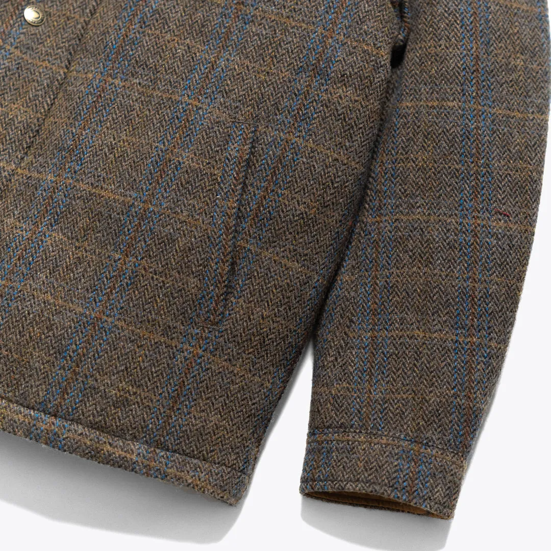 Aberdeen Wool Jacket - Thistle Bark Plaid