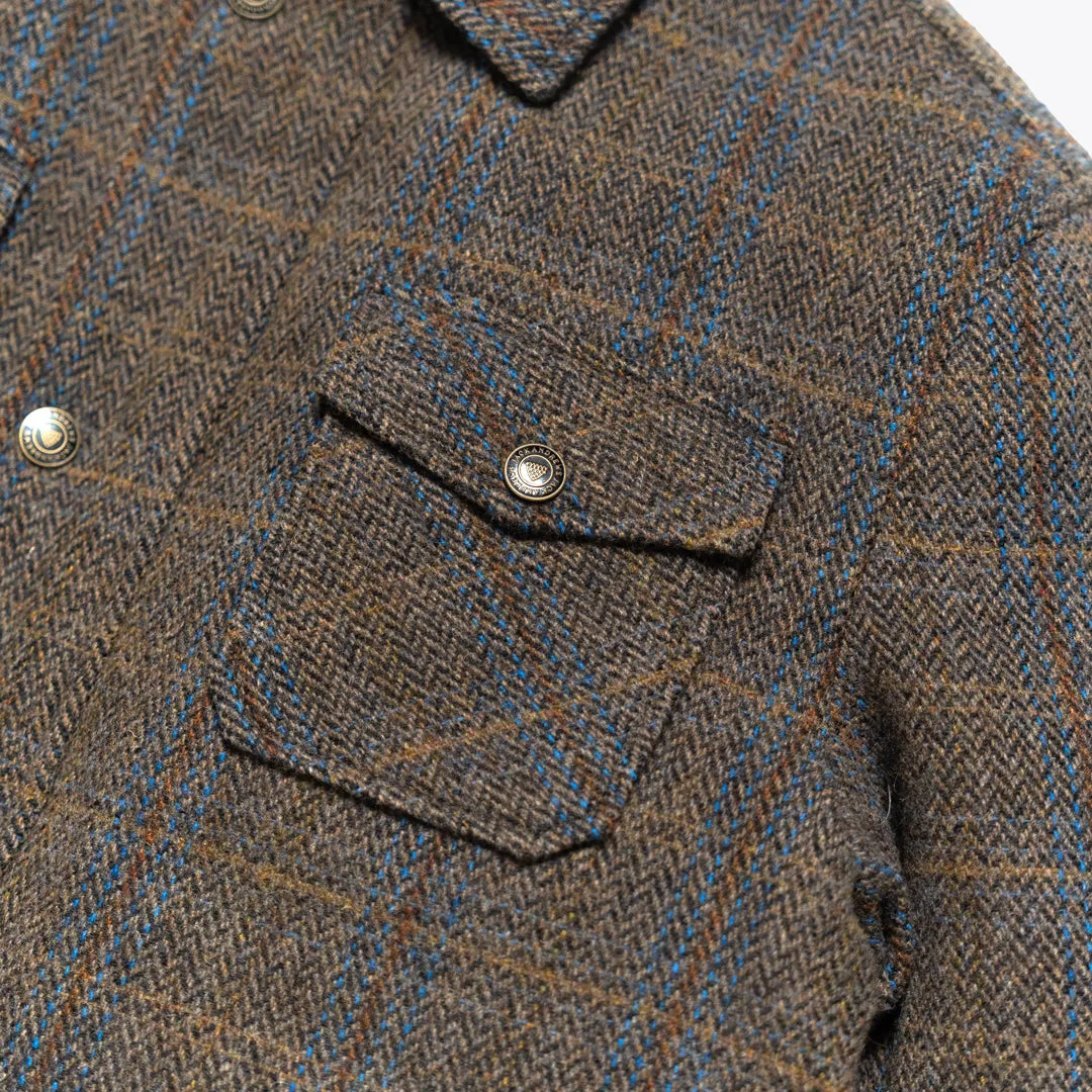 Aberdeen Wool Jacket - Thistle Bark Plaid