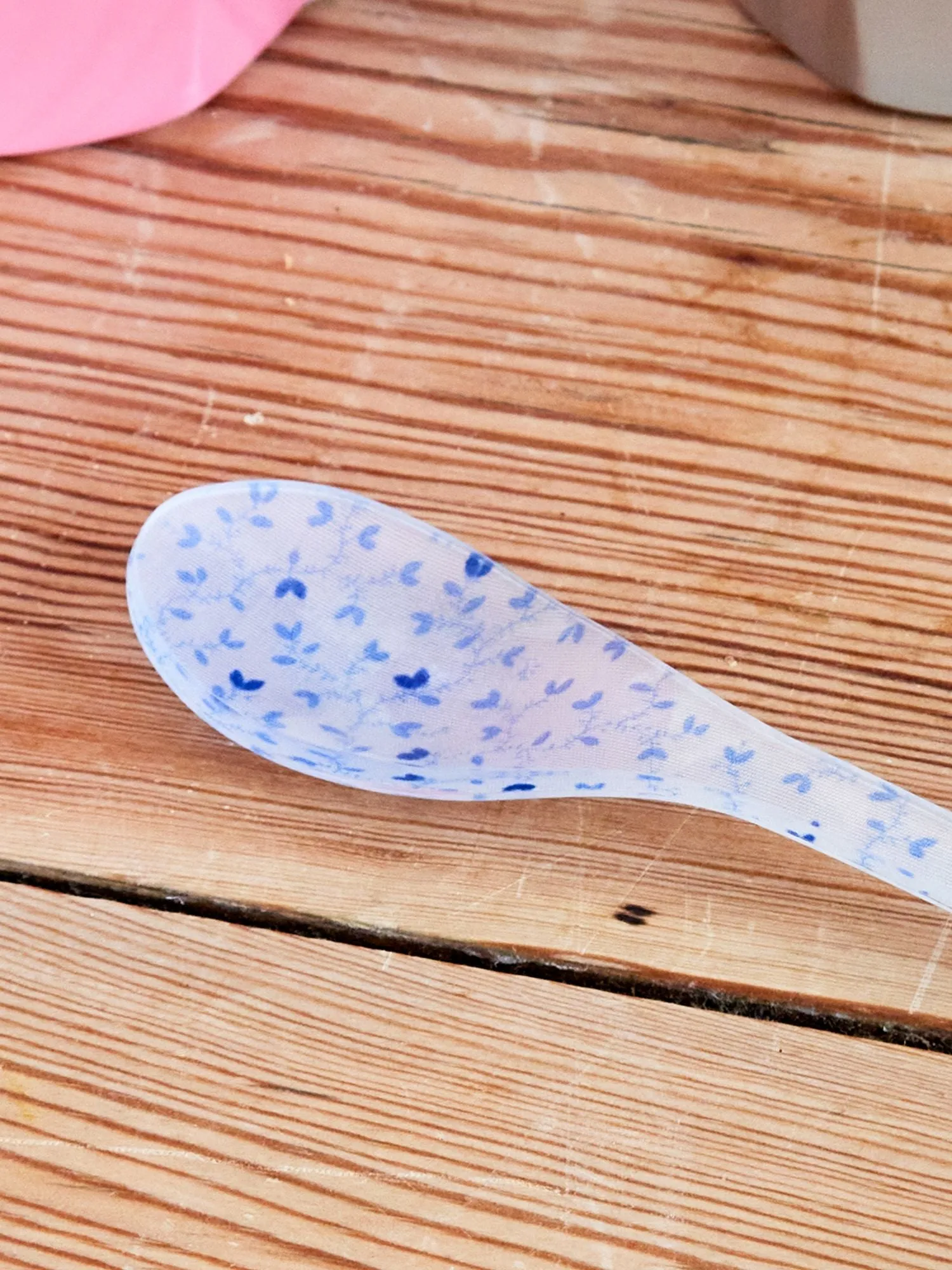 Acrylic Latte Spoon - Soft Blue