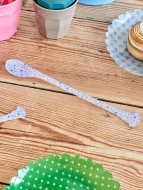 Acrylic Latte Spoon - Soft Blue