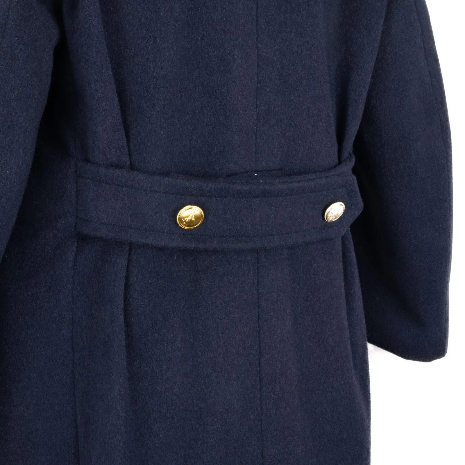 Aeronautica Militare Officer's Wool Blue Overcoat