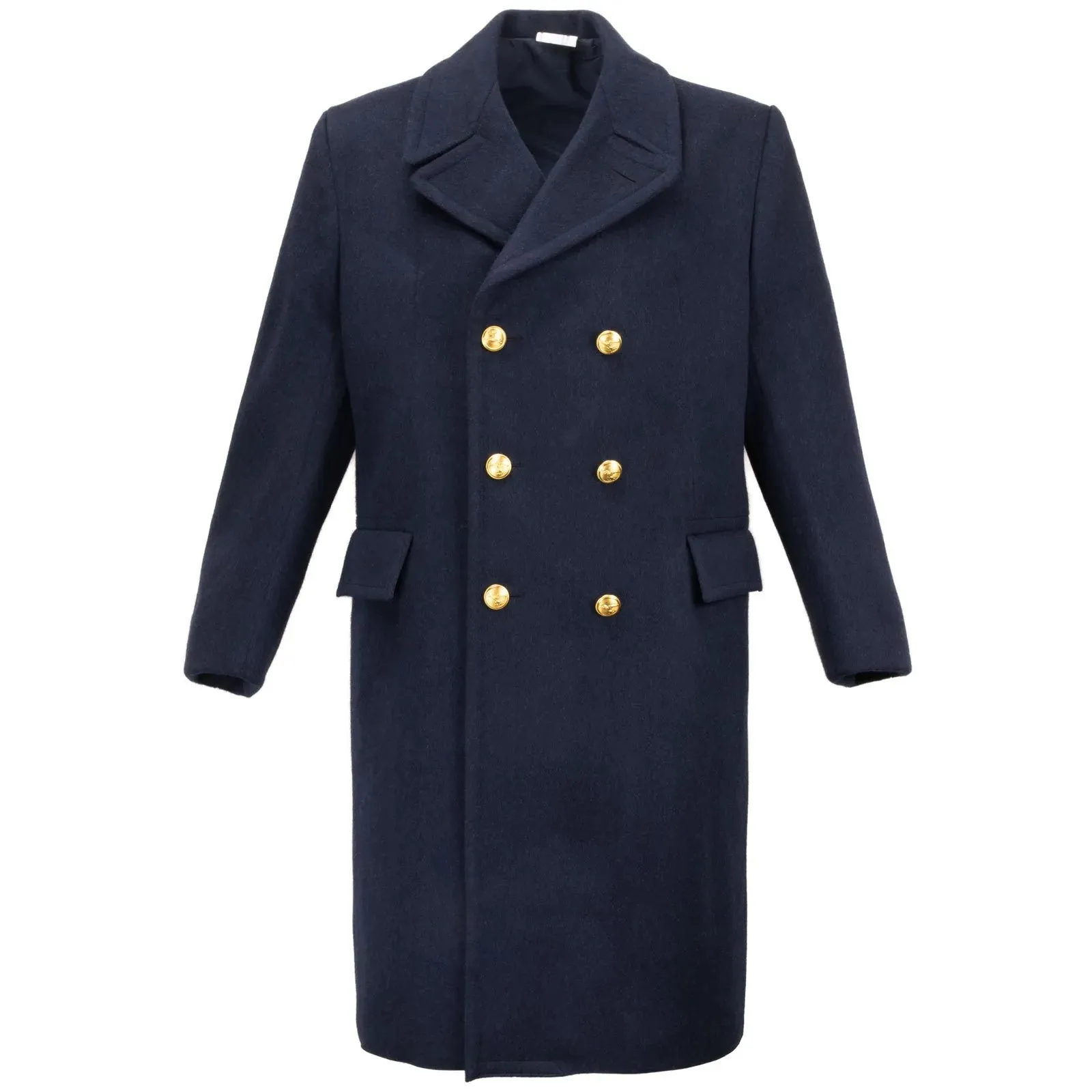 Aeronautica Militare Officer's Wool Blue Overcoat