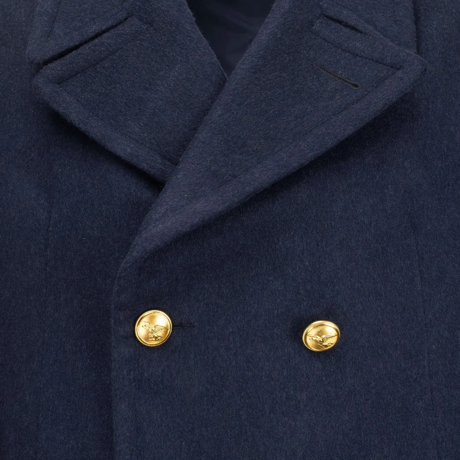 Aeronautica Militare Officer's Wool Blue Overcoat