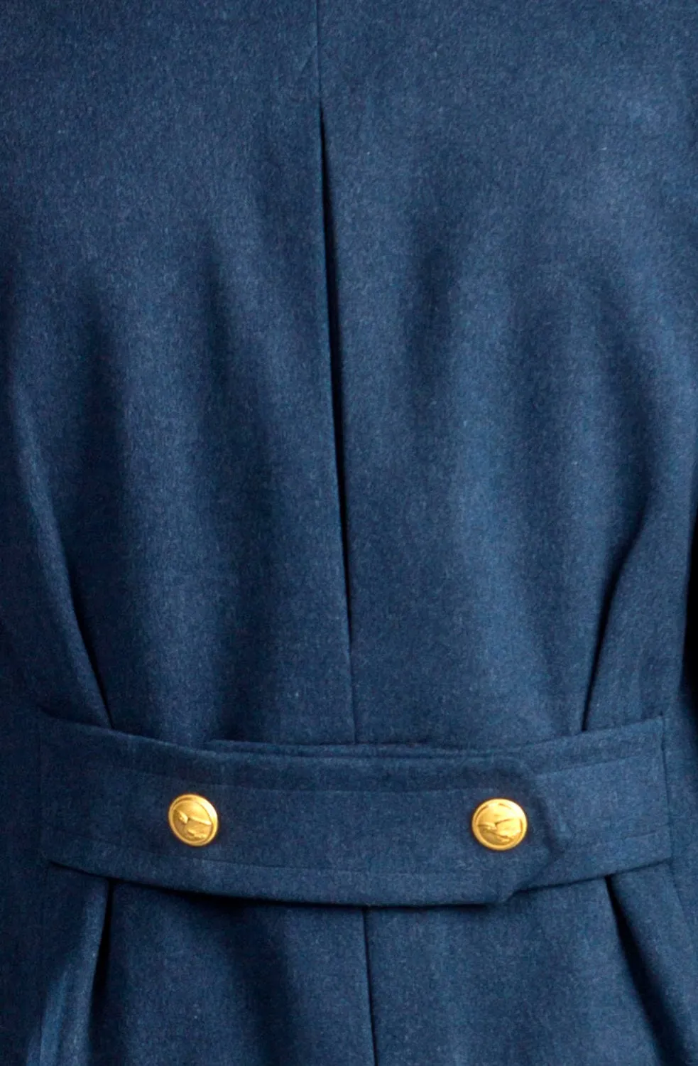 Aeronautica Militare Officer's Wool Blue Overcoat