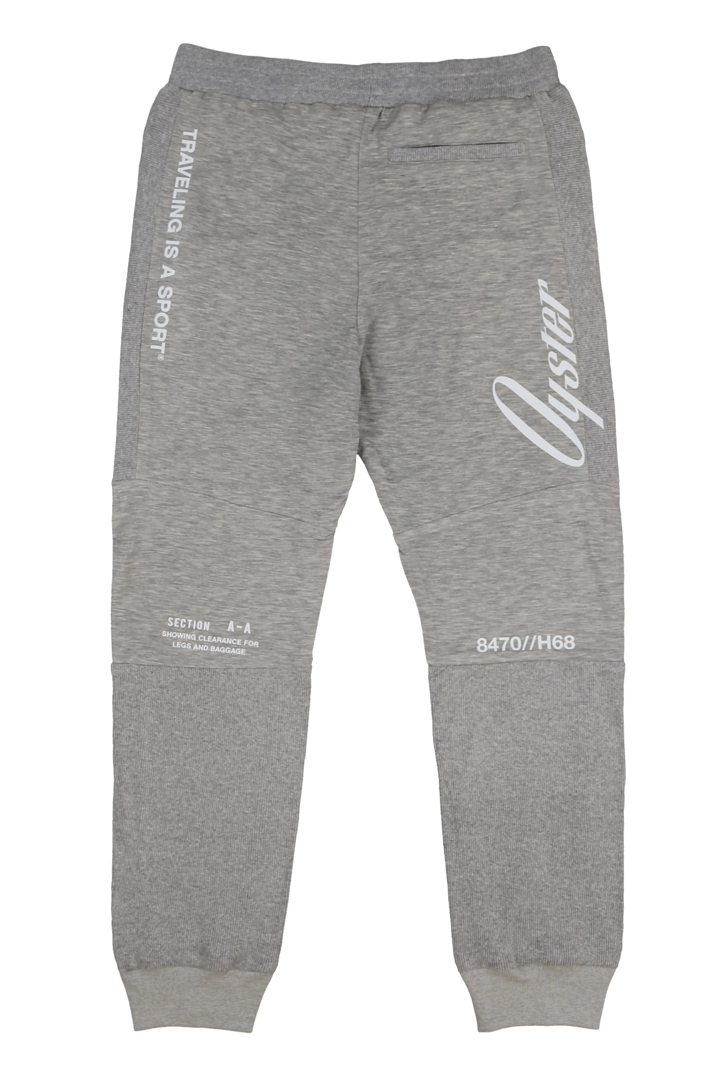 AirFloat  Sweatpants (Grey Melange/Blue/Cream)