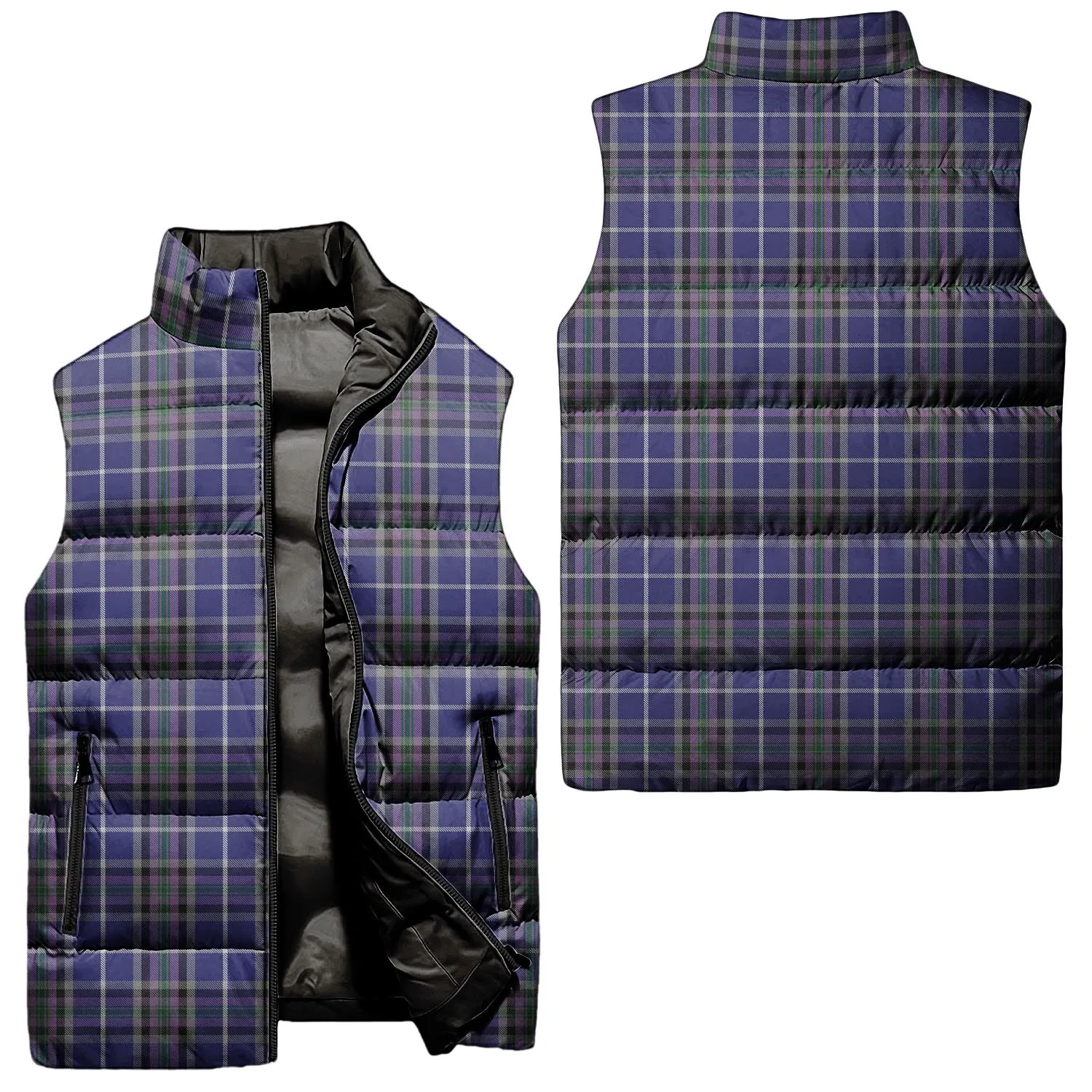 Alexander of Menstry Tartan Sleeveless Puffer Jacket