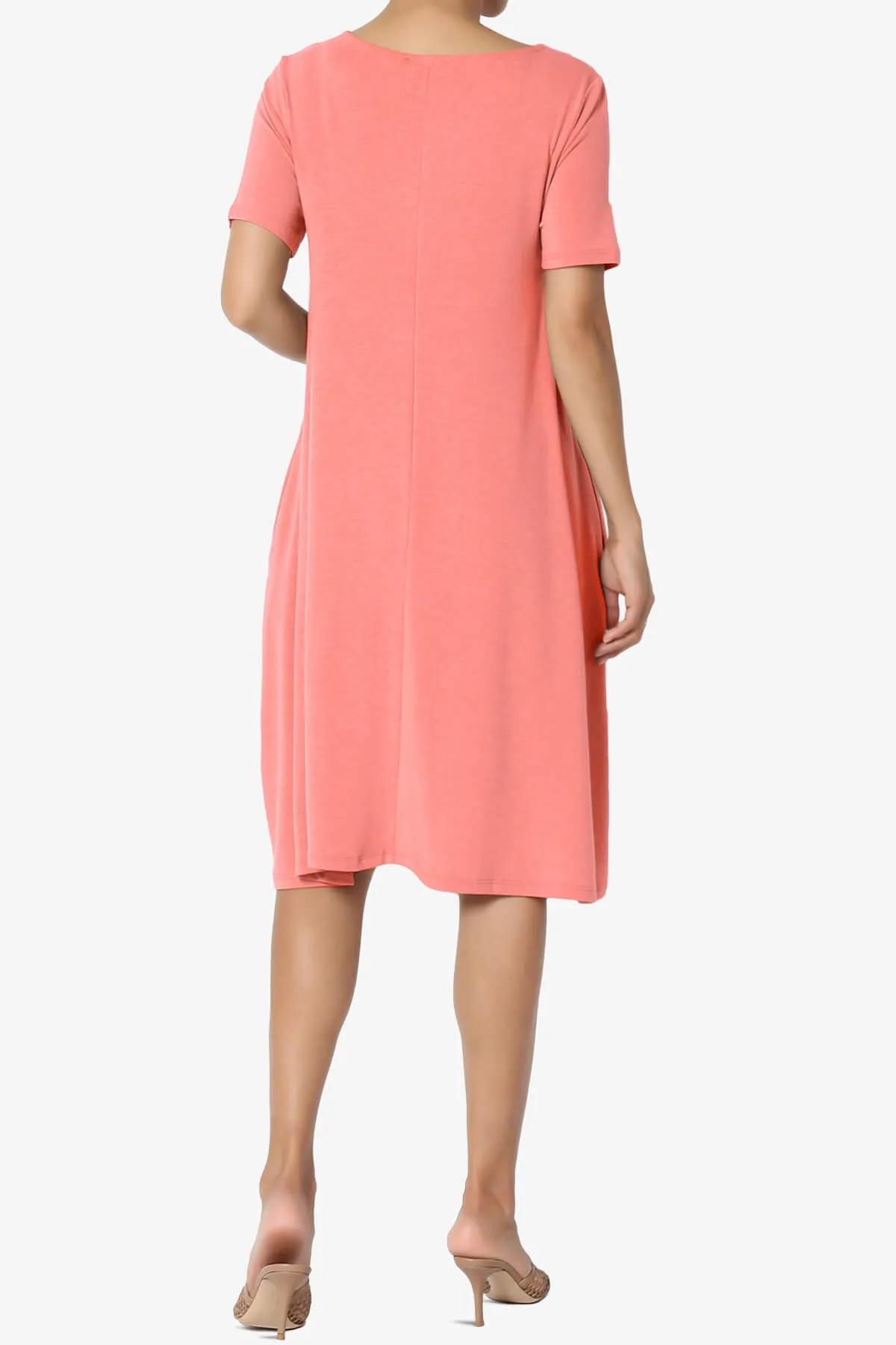 Allie Short Sleeve Jersey A-Line Dress PLUS