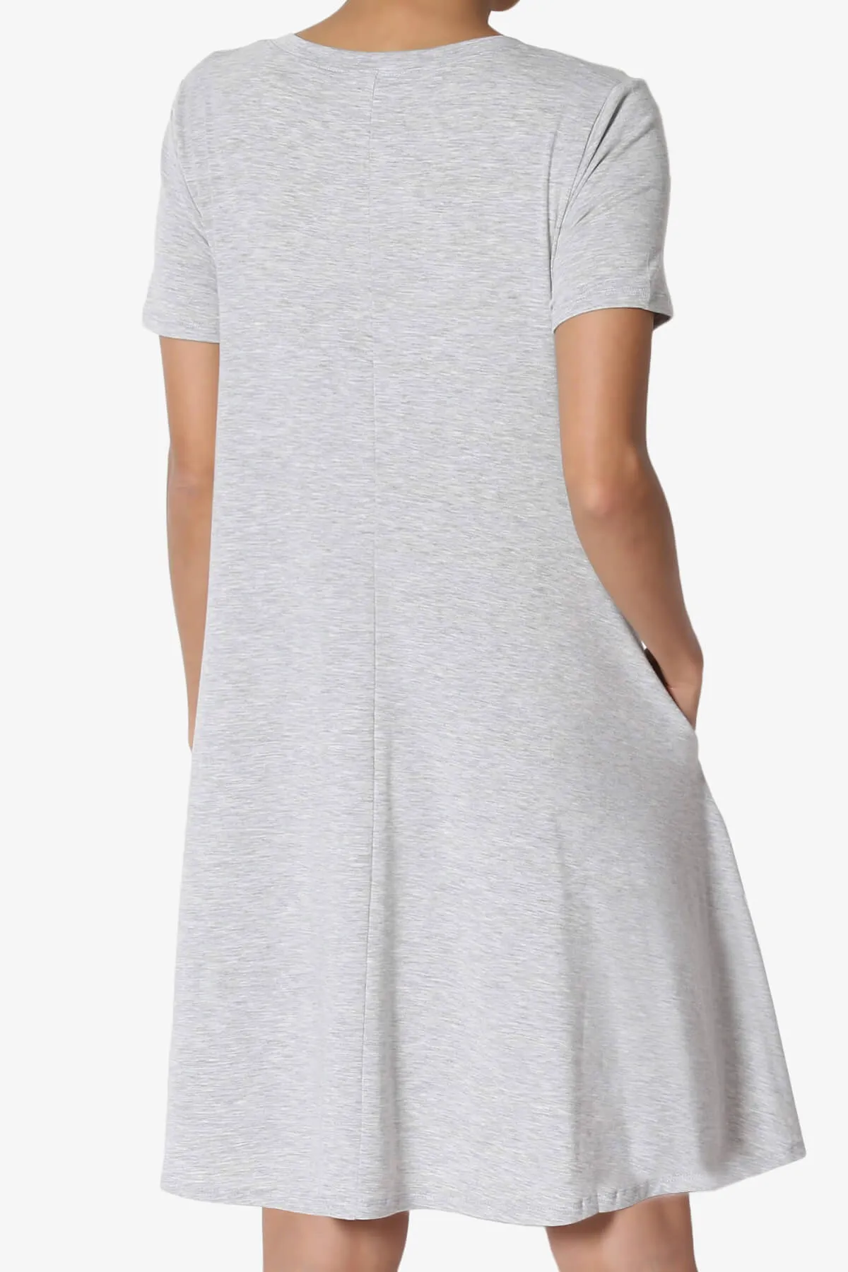 Allie Short Sleeve Jersey A-Line Dress PLUS