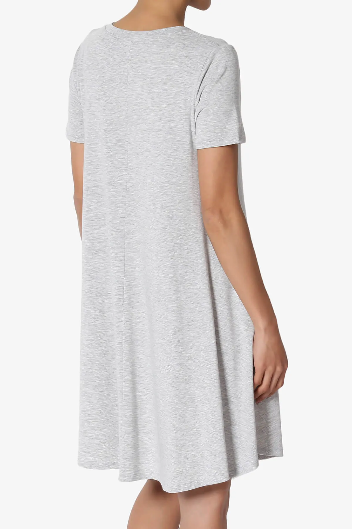 Allie Short Sleeve Jersey A-Line Dress PLUS