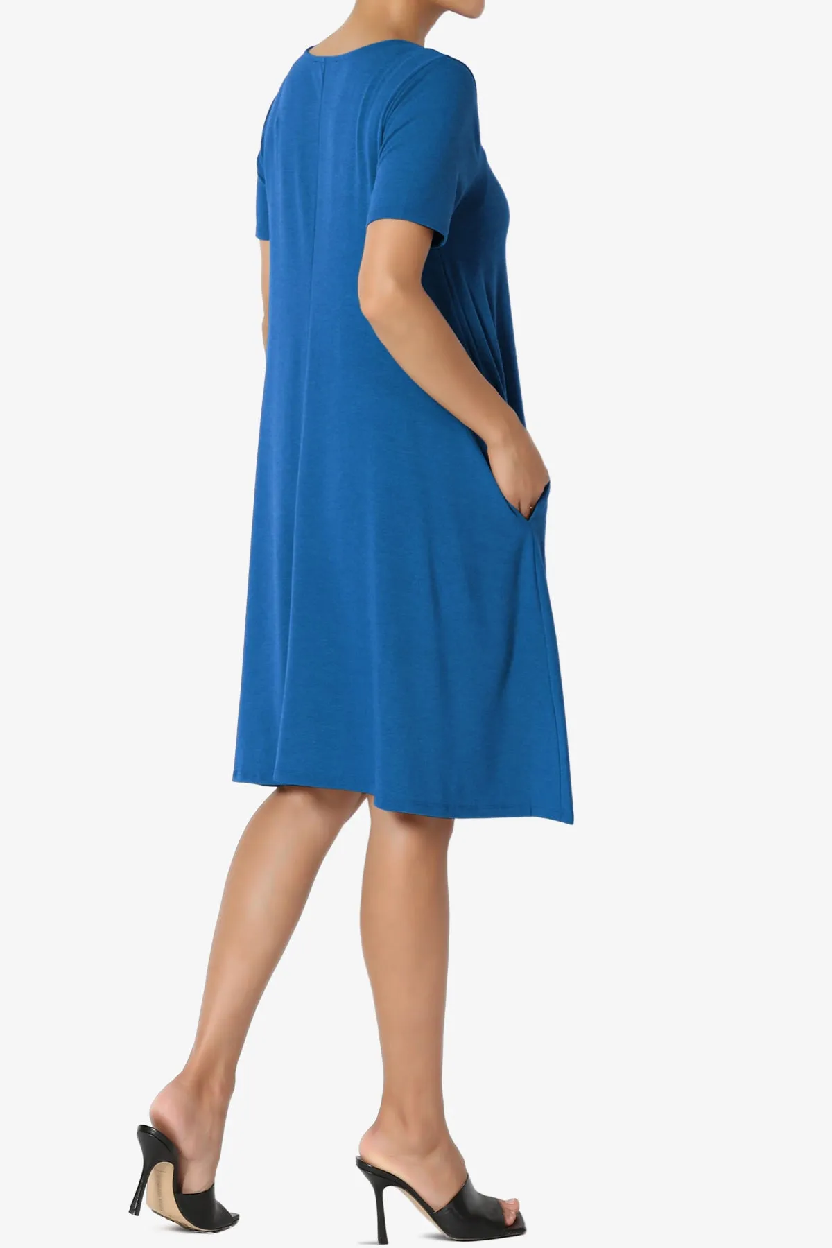 Allie Short Sleeve Jersey A-Line Dress