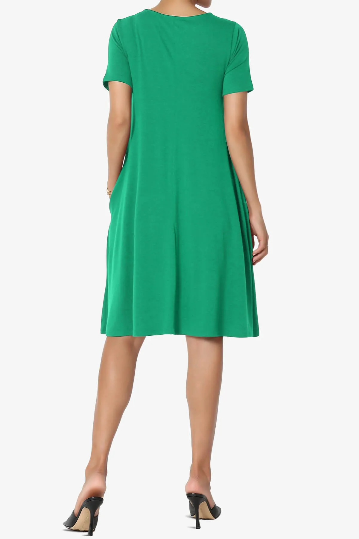 Allie Short Sleeve Jersey A-Line Dress