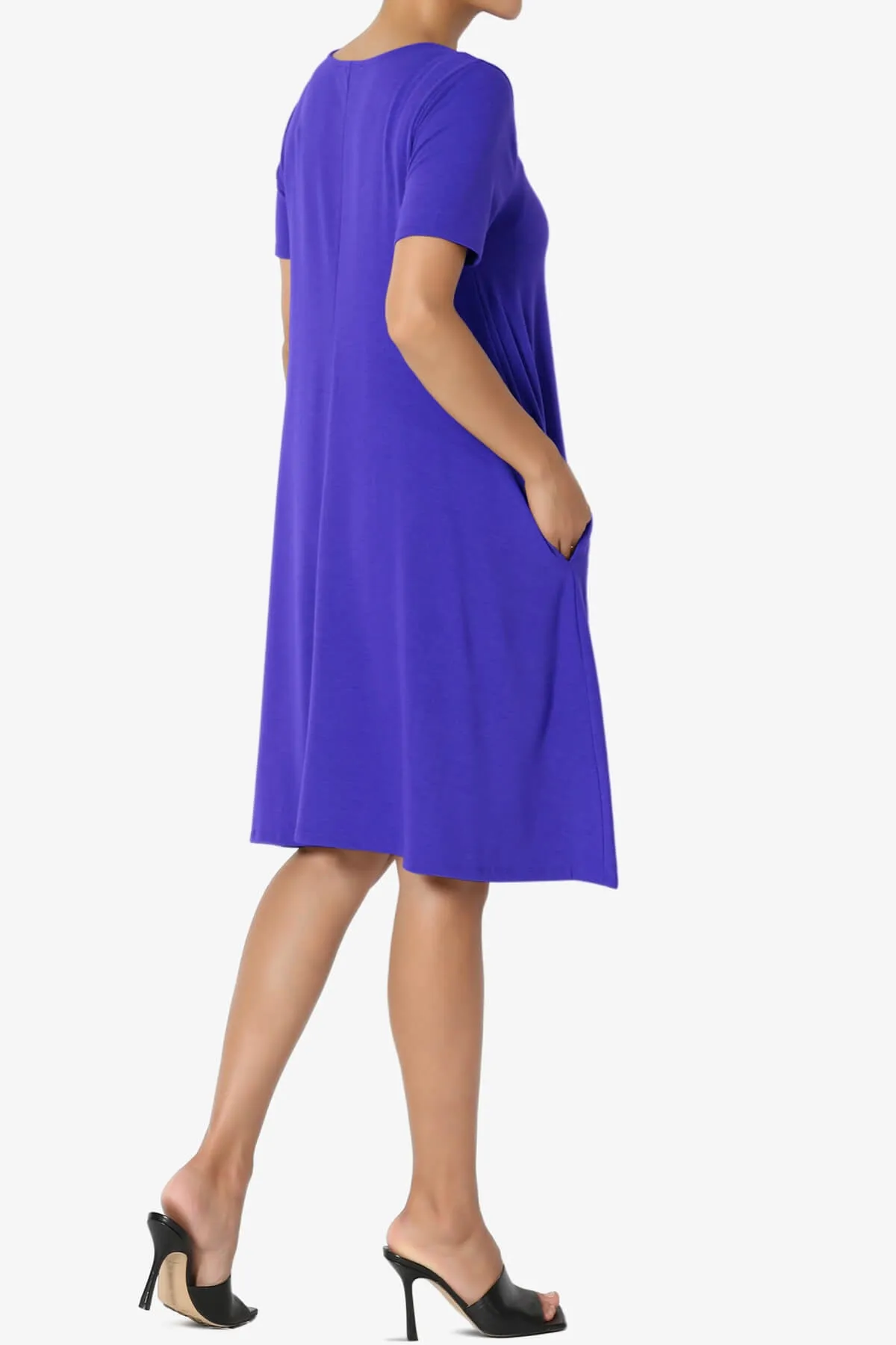 Allie Short Sleeve Jersey A-Line Dress