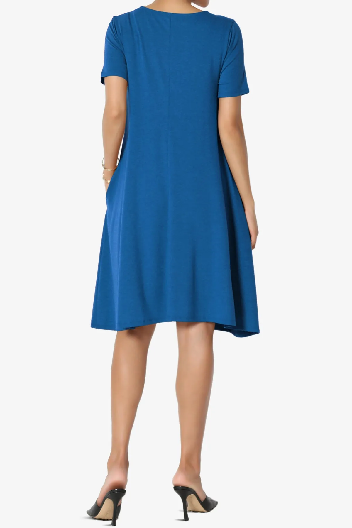 Allie Short Sleeve Jersey A-Line Dress