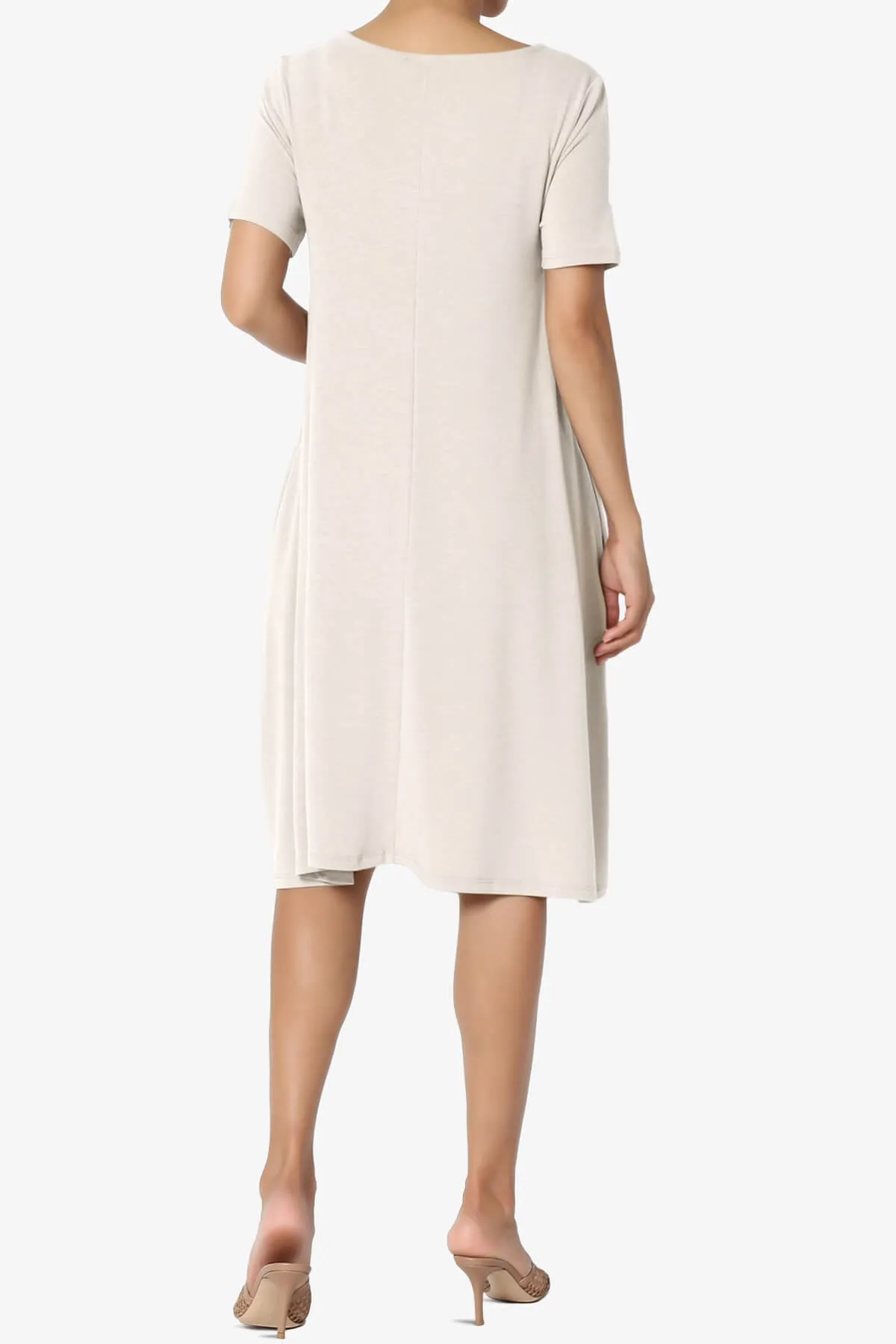 Allie Short Sleeve Jersey A-Line Dress