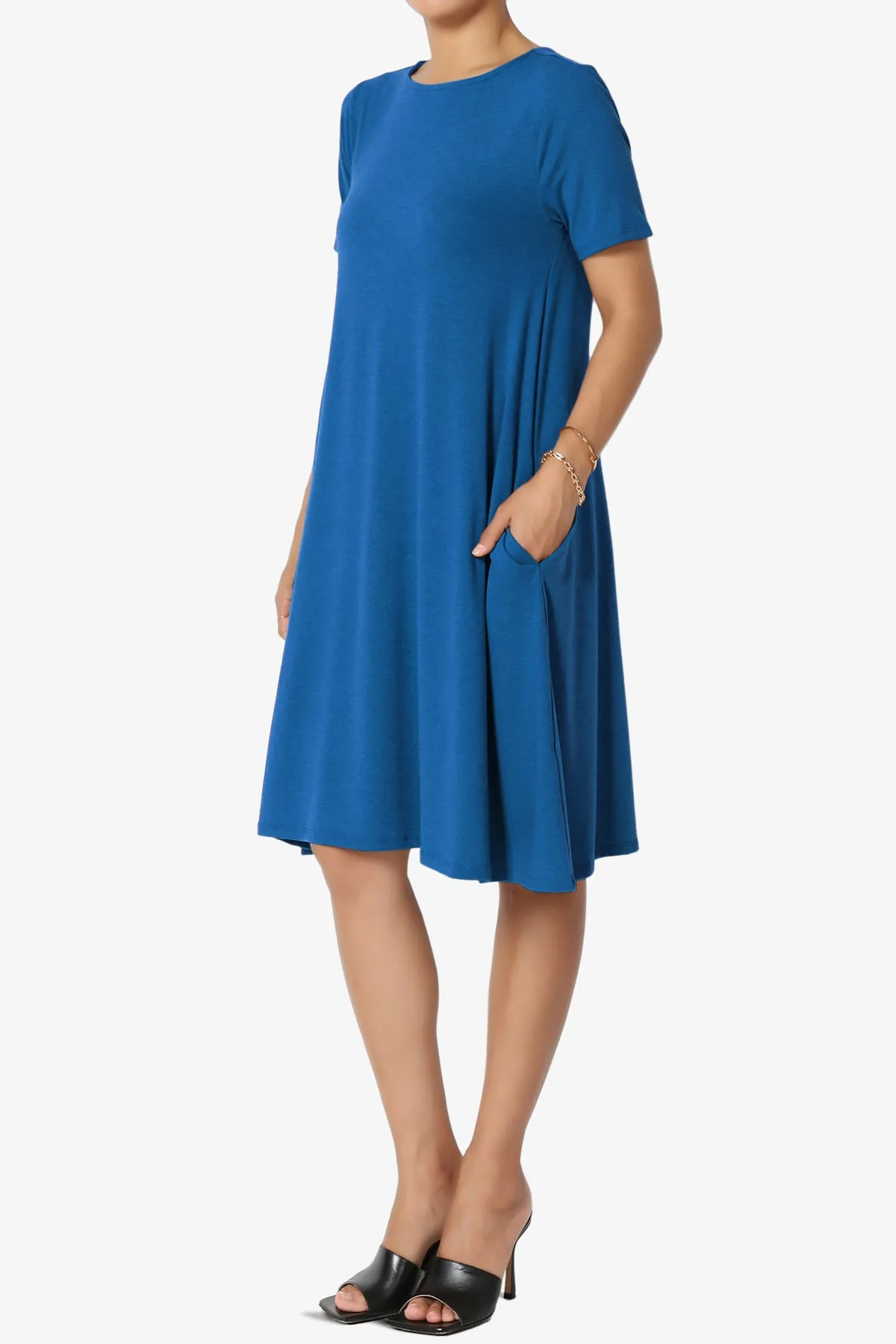 Allie Short Sleeve Jersey A-Line Dress