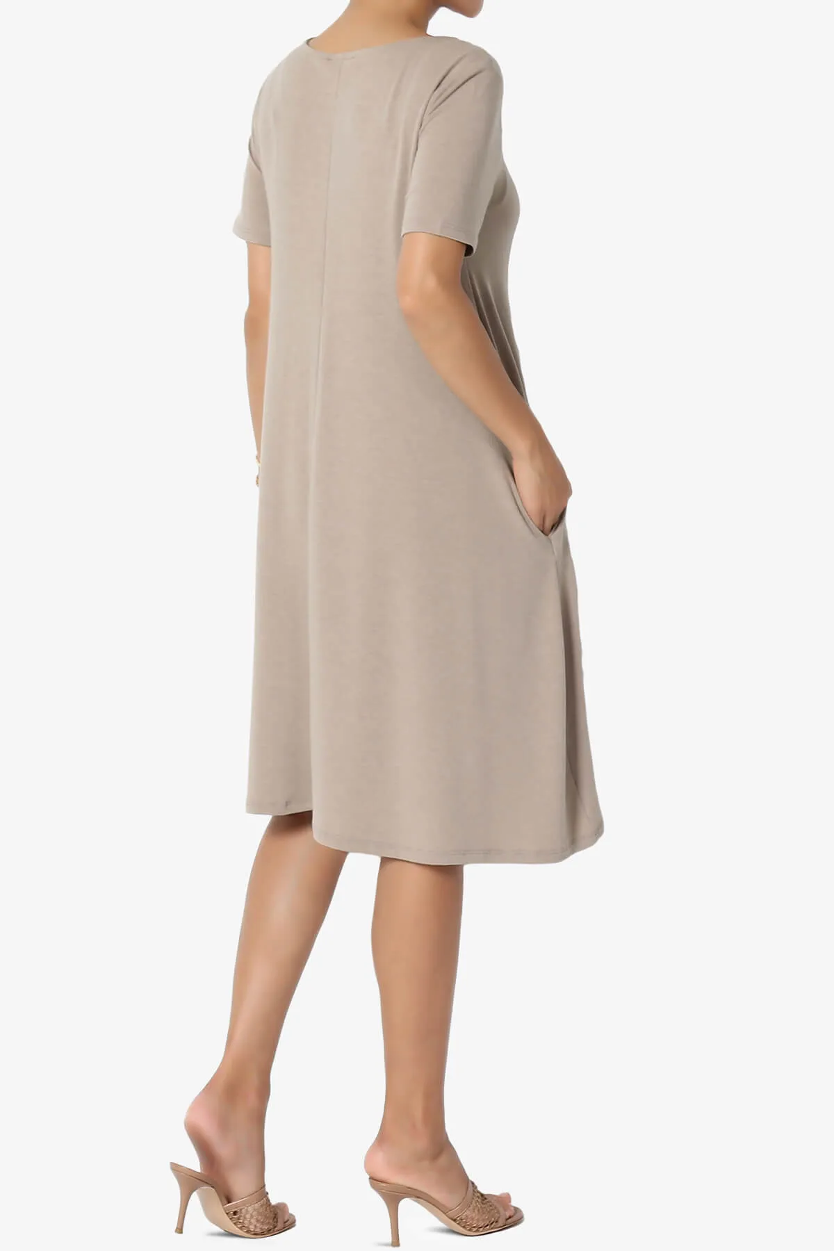 Allie Short Sleeve Jersey A-Line Dress