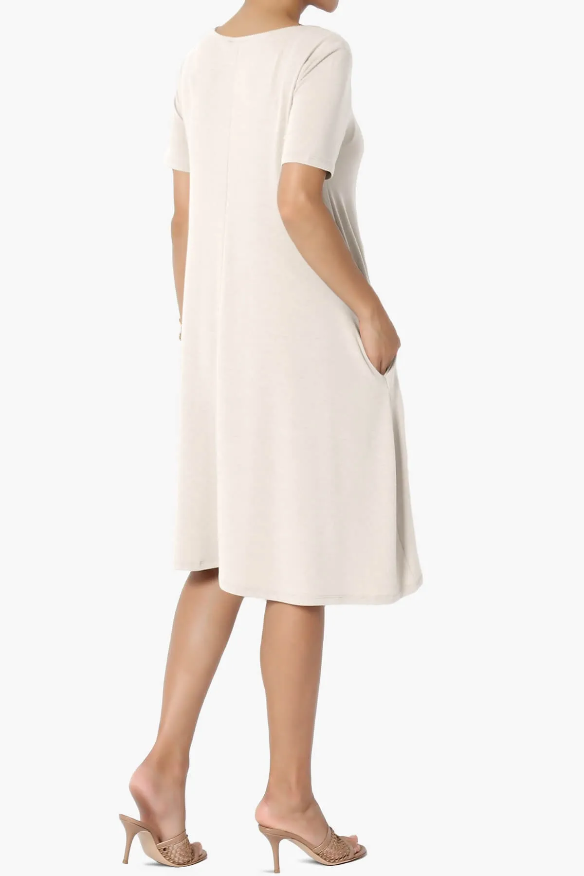 Allie Short Sleeve Jersey A-Line Dress