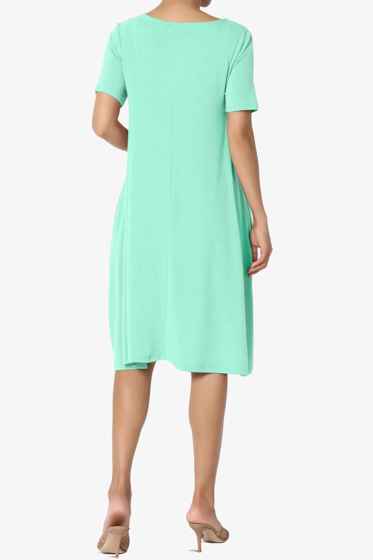 Allie Short Sleeve Jersey A-Line Dress