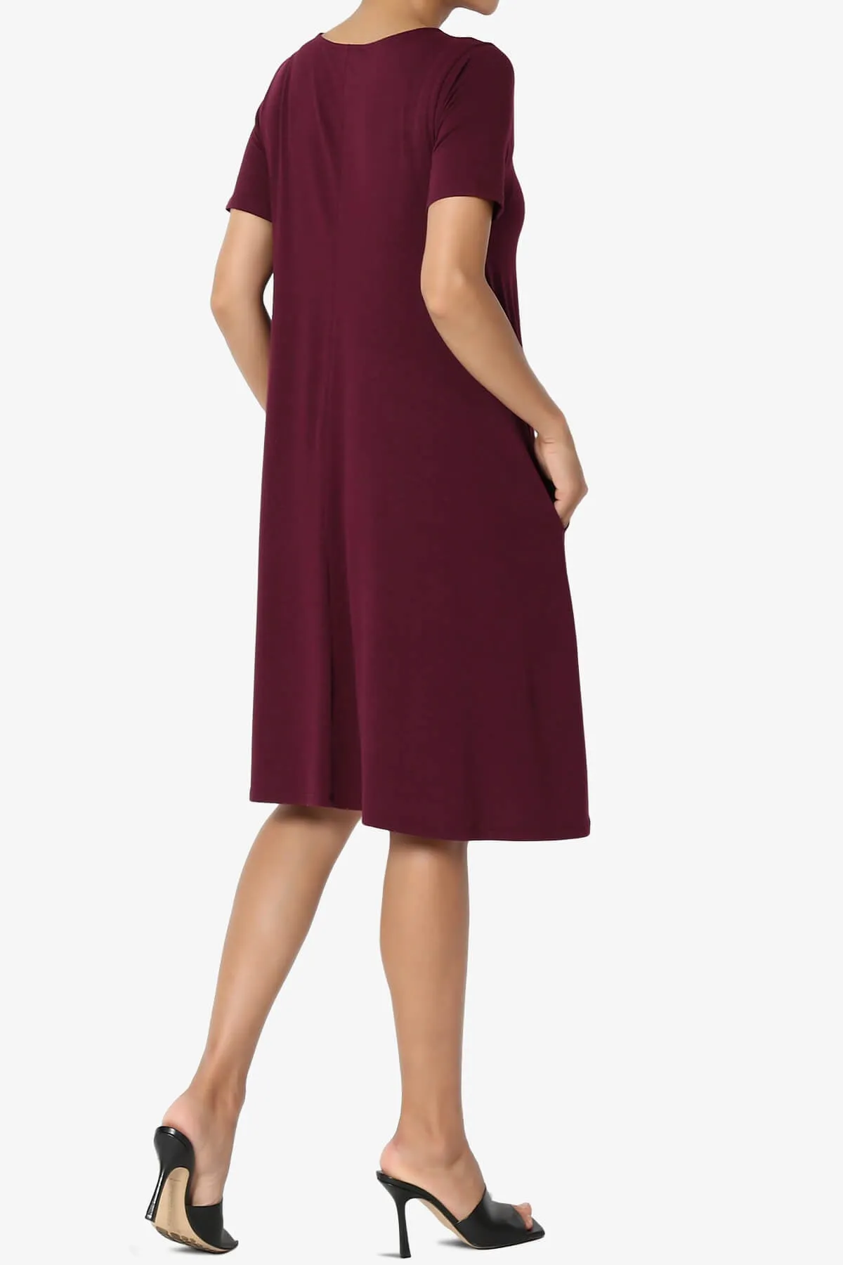 Allie Short Sleeve Jersey A-Line Dress