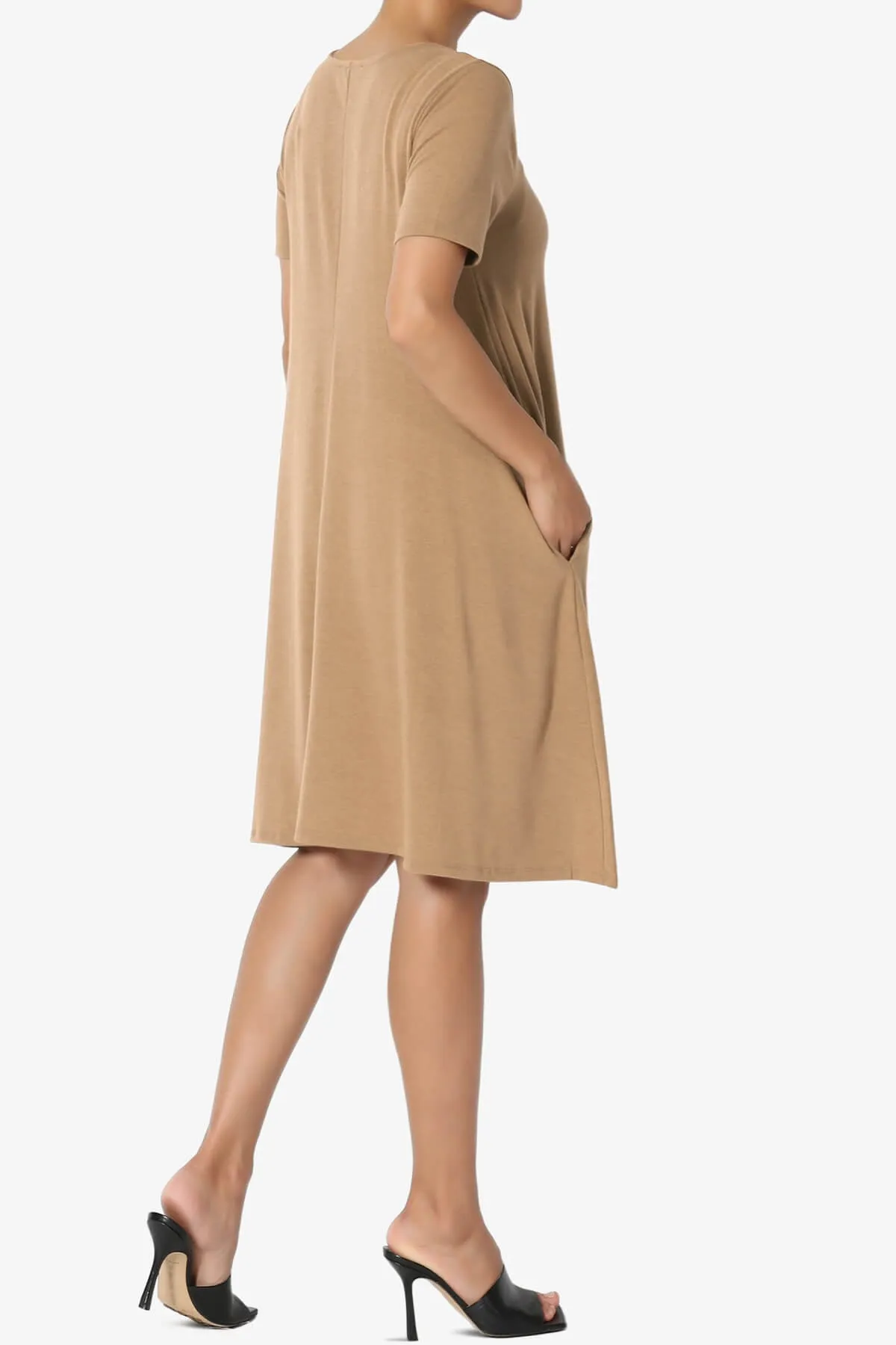 Allie Short Sleeve Jersey A-Line Dress