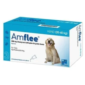 AMFLEE 268 mg spot-on solution for large dogs 20-40kg