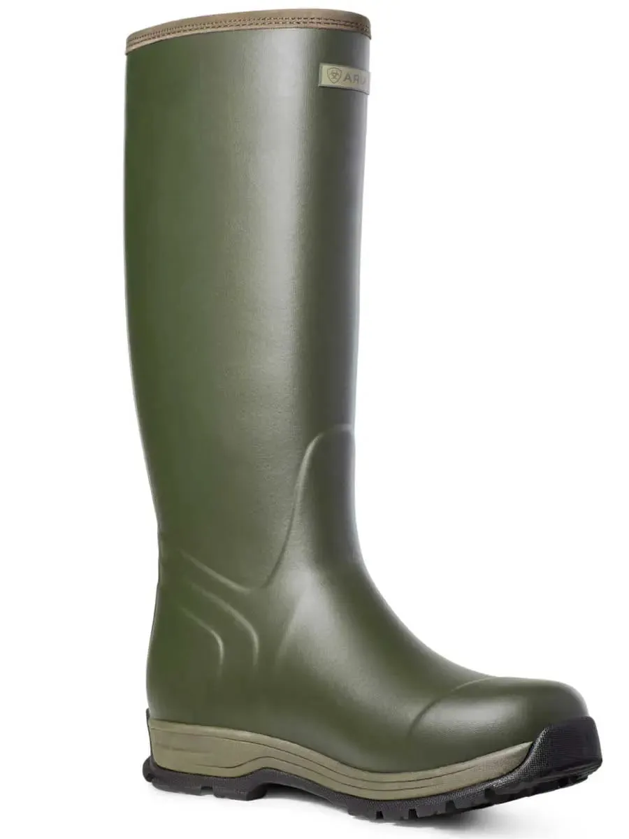 ARIAT Wellies - Mens Burford Neoprene Insulated Boots - Olive Night