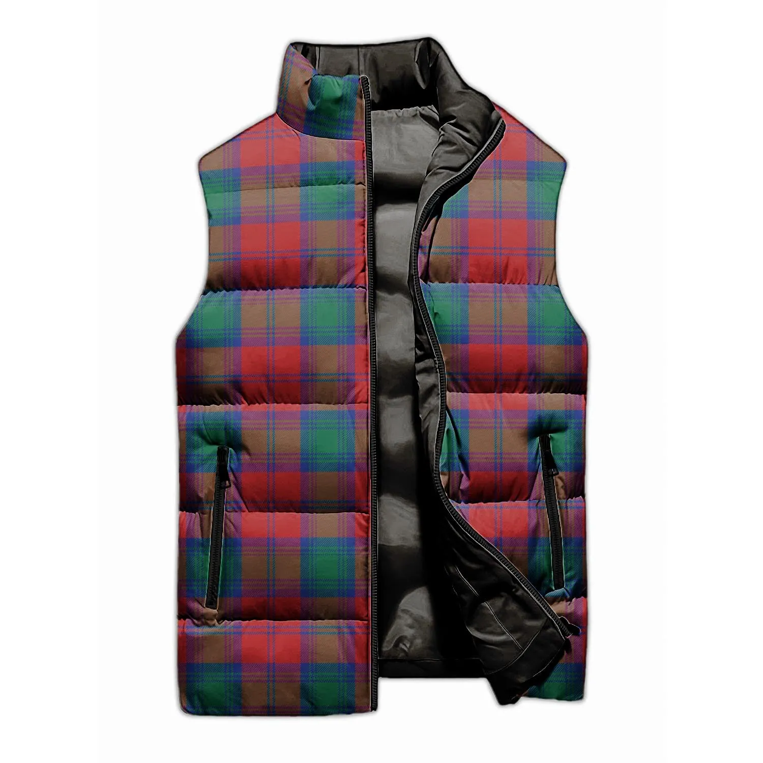 Auchinleck (Affleck) Tartan Sleeveless Puffer Jacket