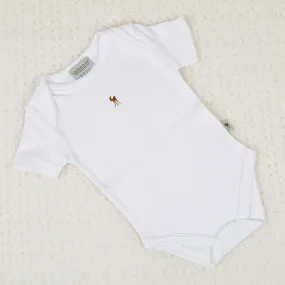 Baby Fawn Bodysuit - White