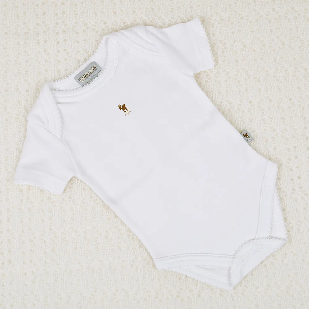 Baby Fawn Bodysuit - White