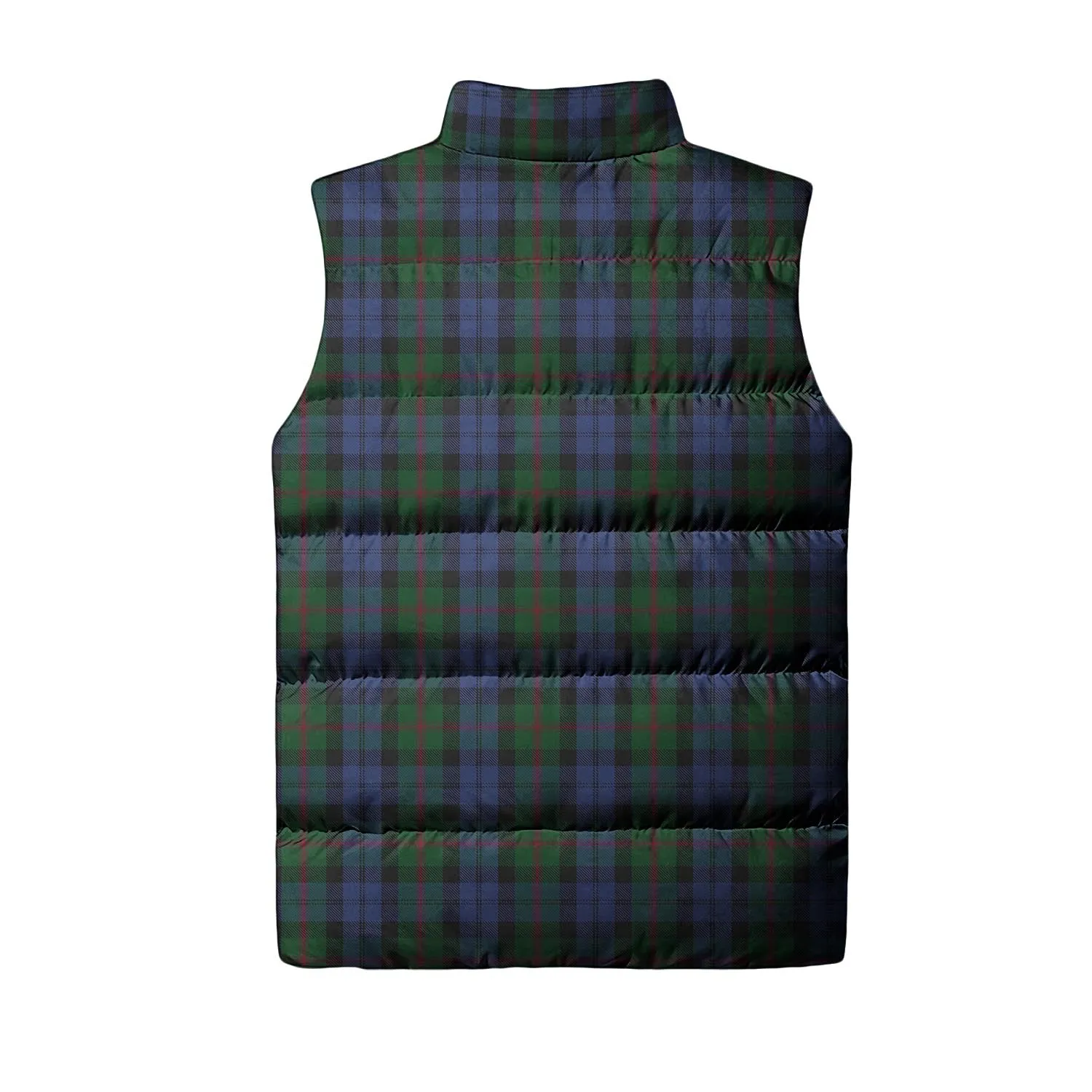 Baird Tartan Sleeveless Puffer Jacket with Family Crest