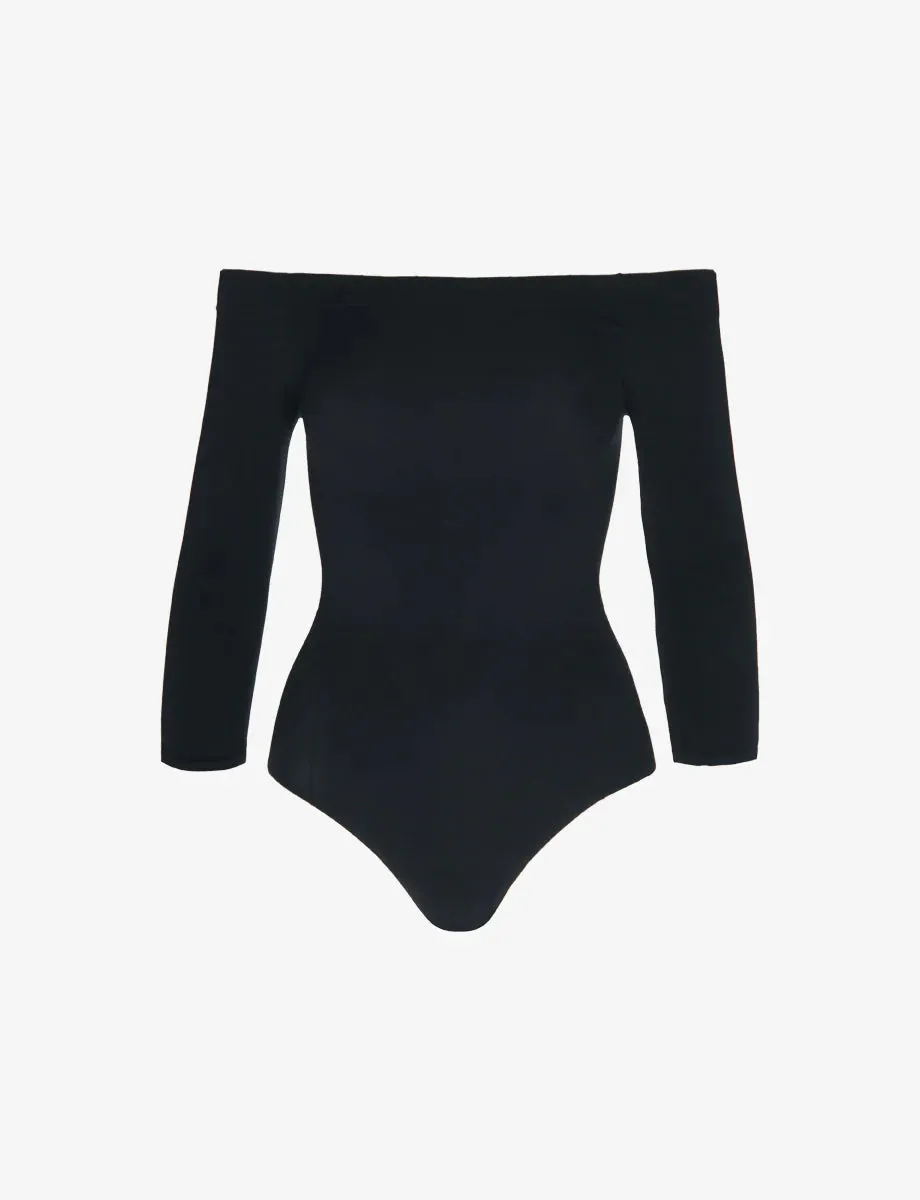 Ballet Off-Shoulder Bodysuit