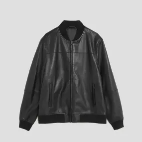 Black Bomber Jacket Mens