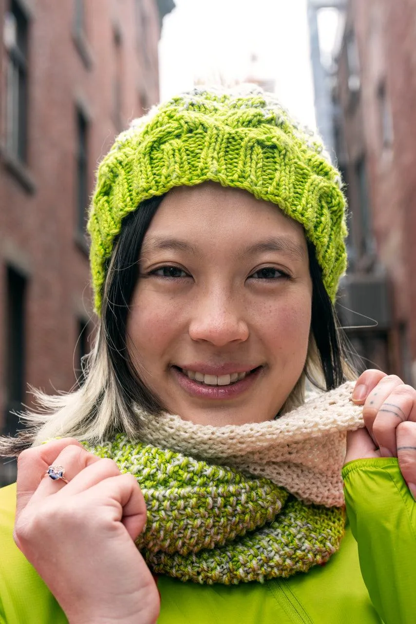 Brin de Folie Matching Hat & Scarf | Knitting Patterns