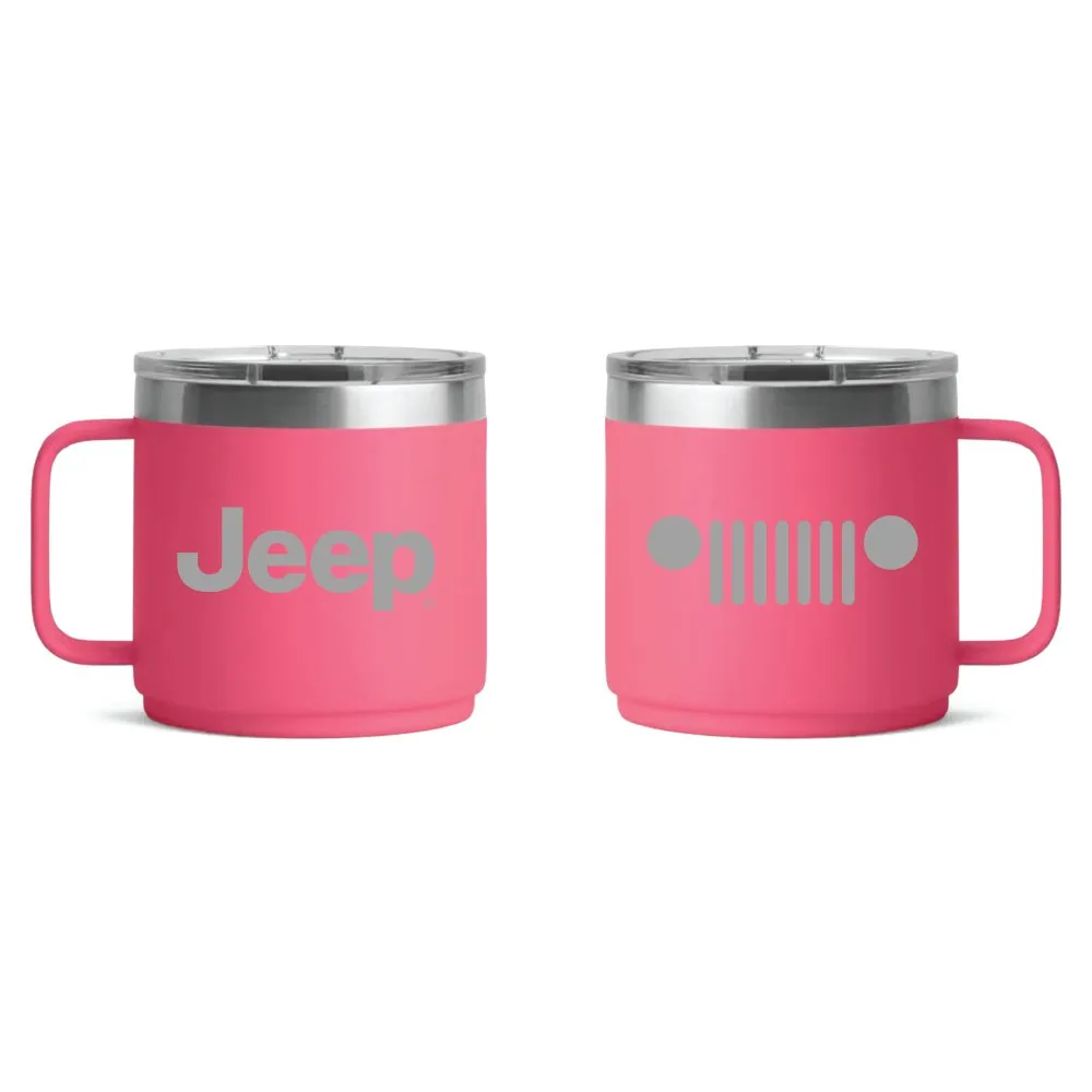 Camper Mug - Jeep Insulated - Pink