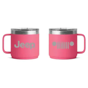 Camper Mug - Jeep Insulated - Pink