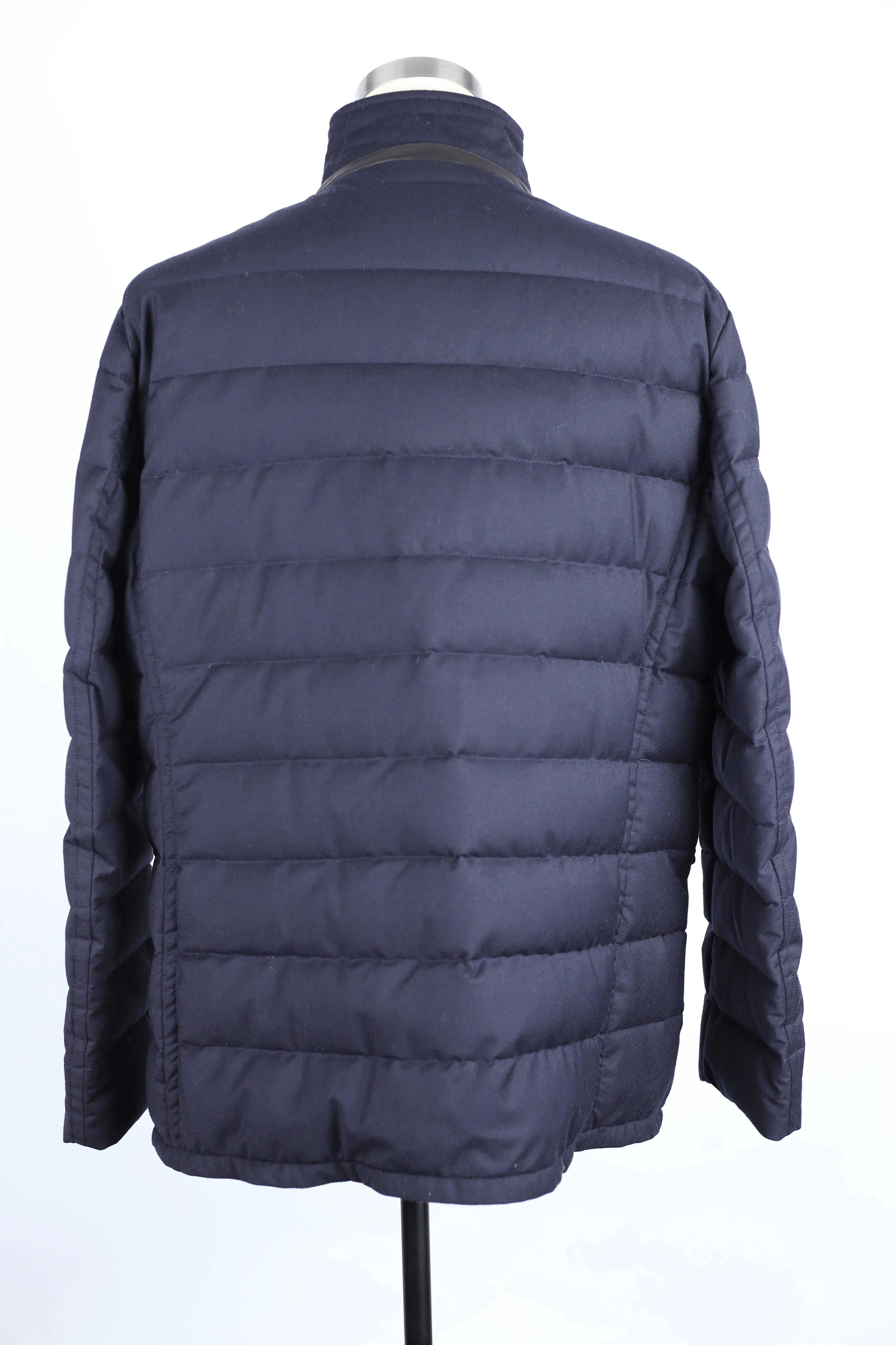 Cashmere Wool Blend Puffer Jacket