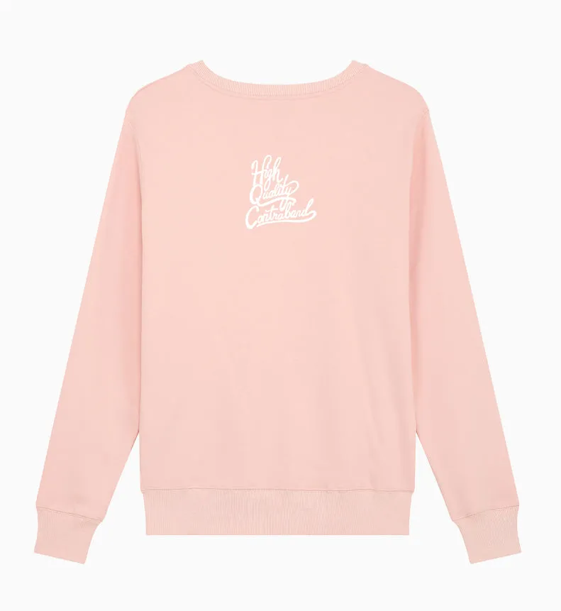 CHAMPAGNE & CAVIAR  DUSTY PINK SWEATSHIRT