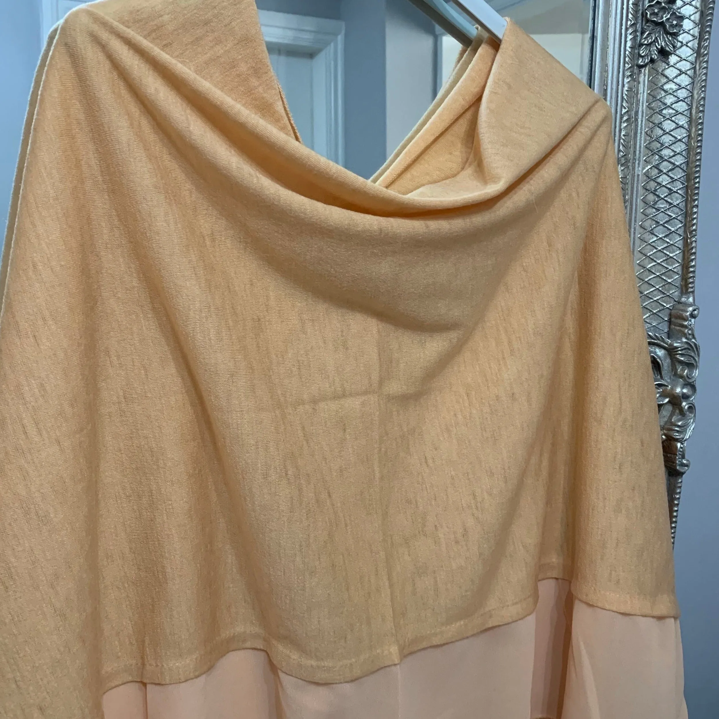 Chiffon Edge Poncho