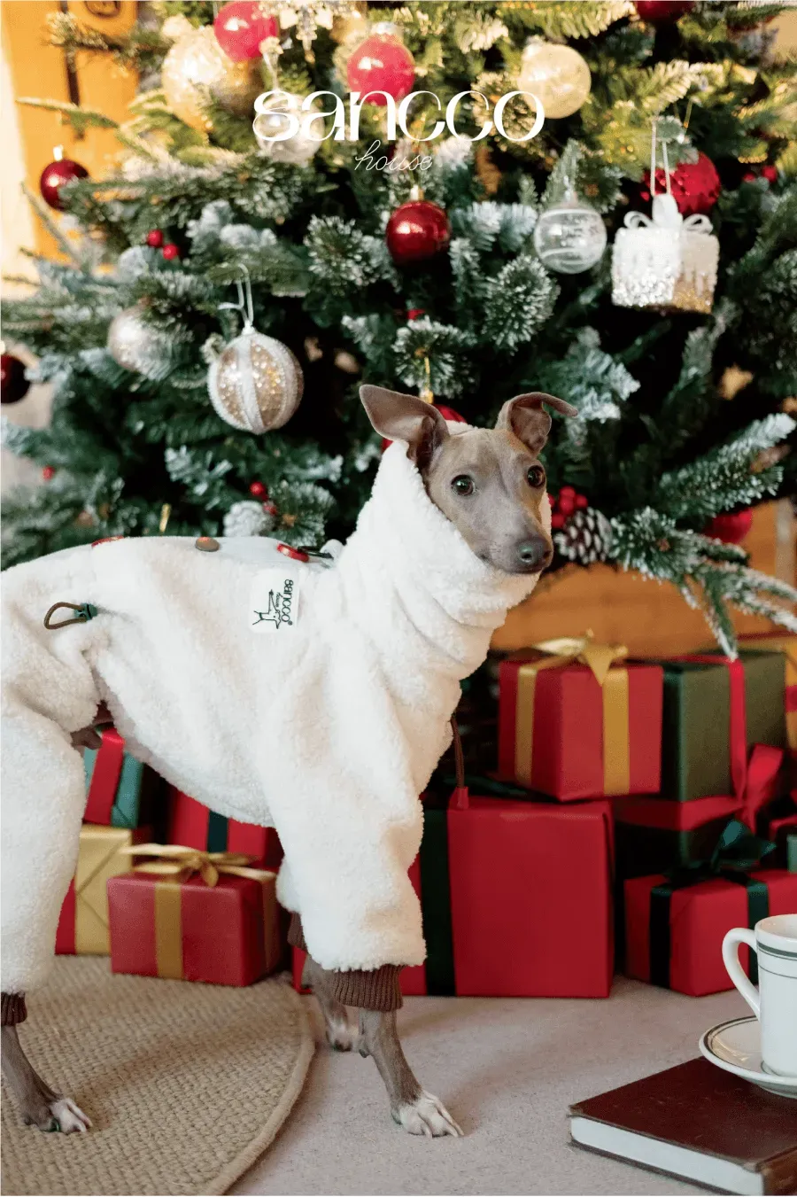 Christmas Limited Edition - Fleece Dog Jumpsuit