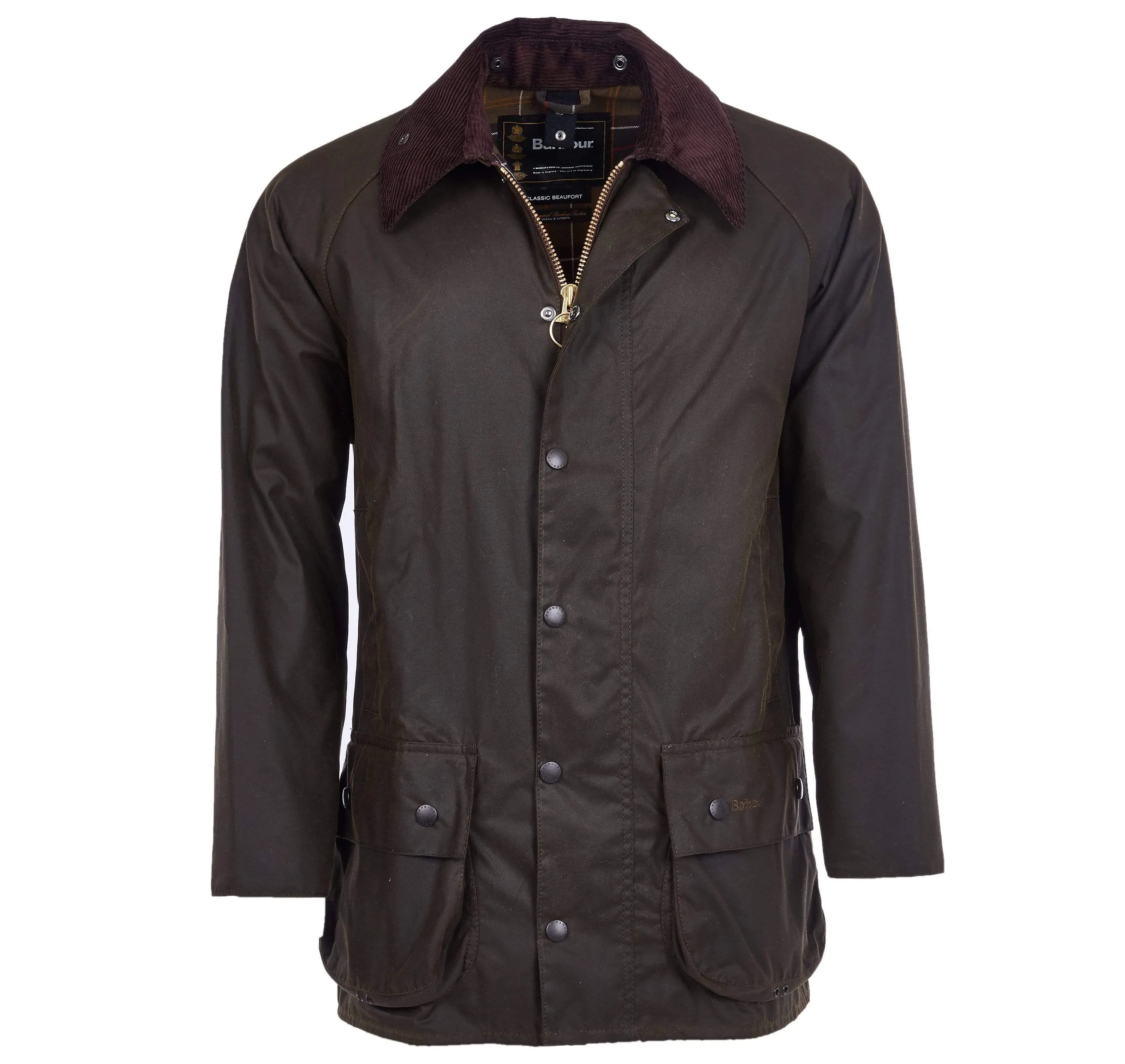 Classic Beaufort Wax Jacket- Olive