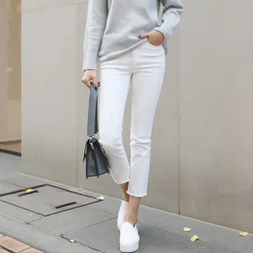 Clean and Elegant High Waist Mom Jeans