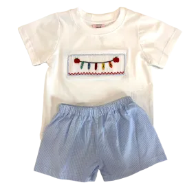 Color Me Smocked Shorts Set