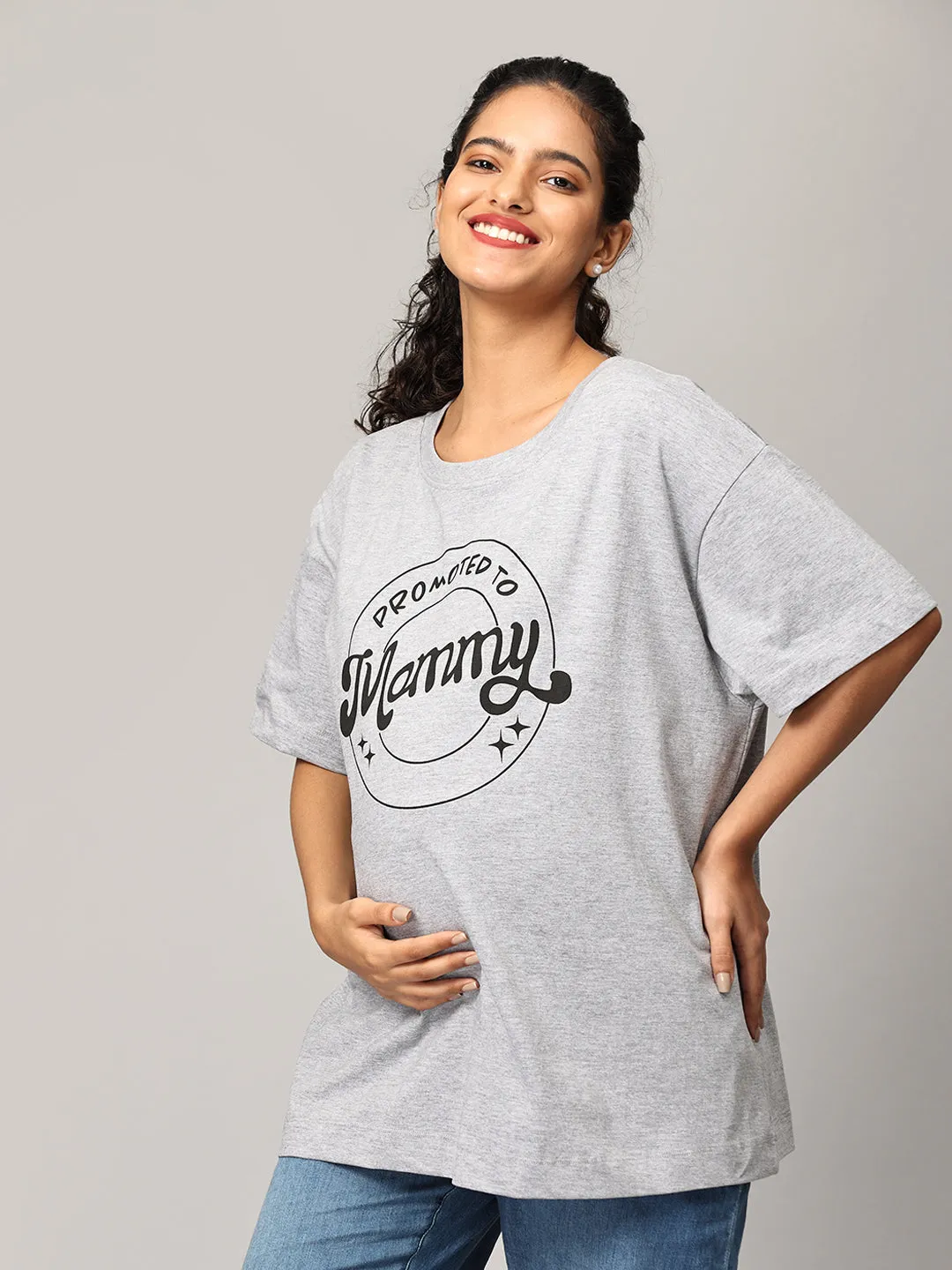 Combo Of 2 Oversized Mumma T shirts